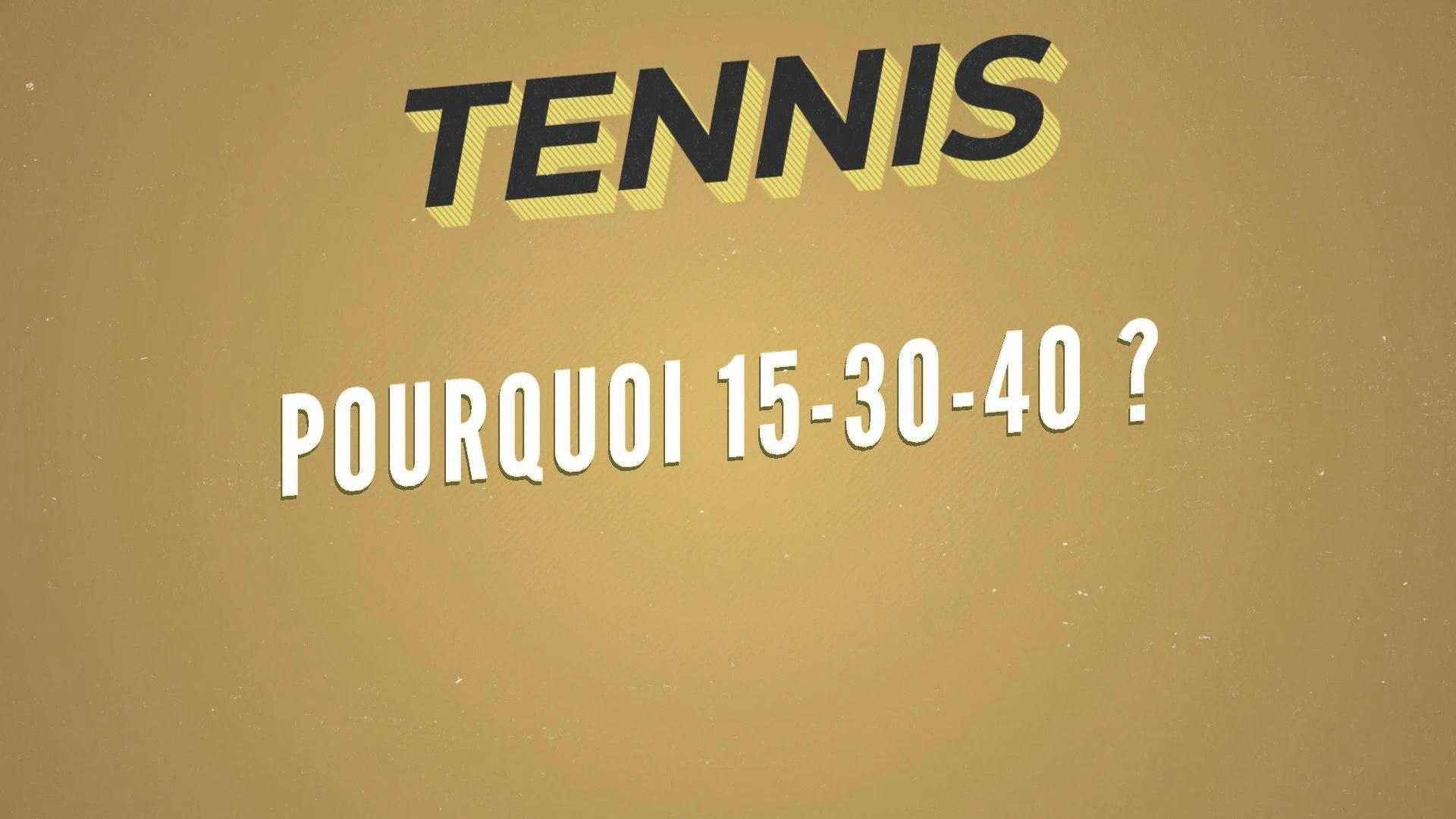 Décryptage: Pourquoi compte-t-on 15, 30, 40 au Tennis ?